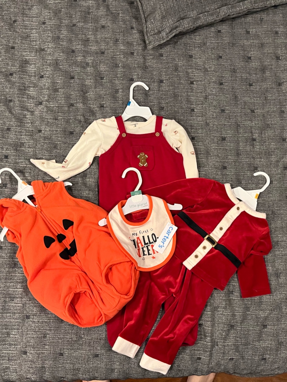 🎃✨ Baby Fall & Holiday Outfit Bundle – Adorable & Cozy! ✨🎄